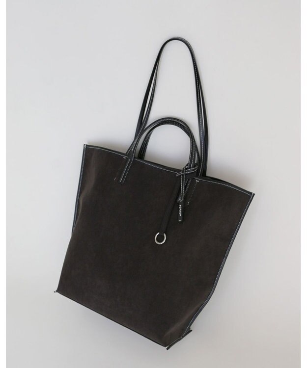 MORROW by thank 【A4サイズ収納可/軽量】VIVIAN LARGE ASスエード　ブラック