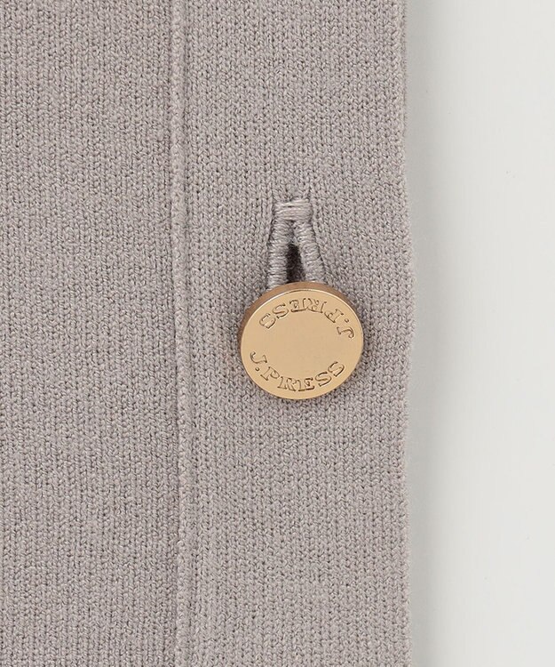 J.PRESS LADIES 【洗える】 レーヨンストレッチフルニードル ニット ベージュ系