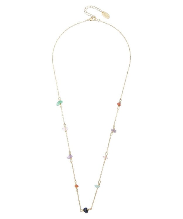 AMERICAN HOLIC サザレ天然石ネックレス Orange