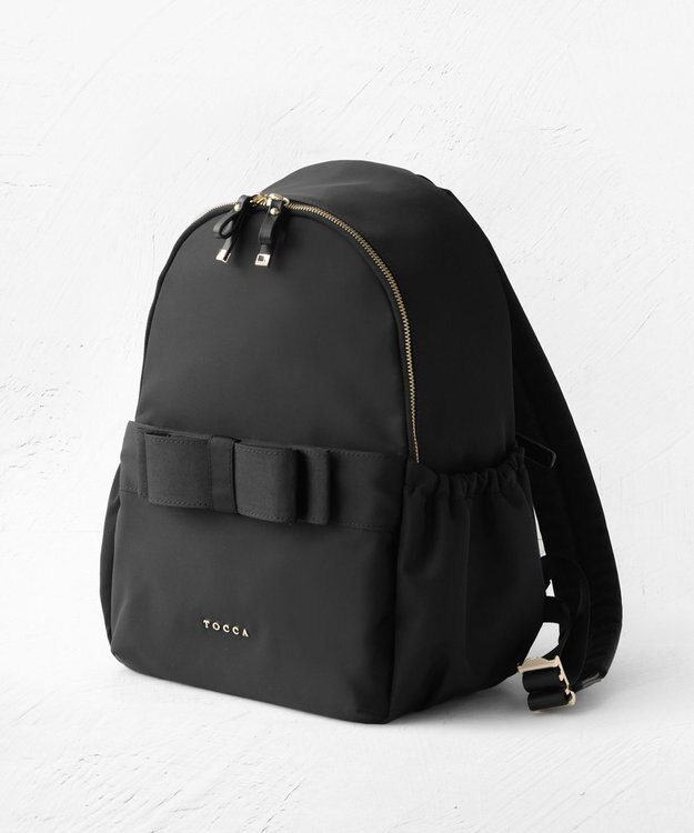 TOCCA 【撥水】RIBBON BRICK BACKPACK バックパック ブラック系