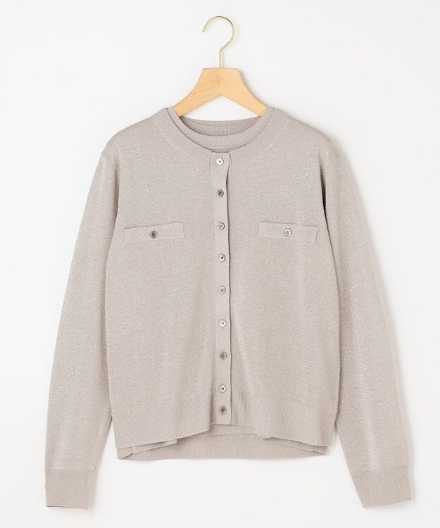 組曲 L 【先行予約】ライトラメニット アンサンブル グレージュ系