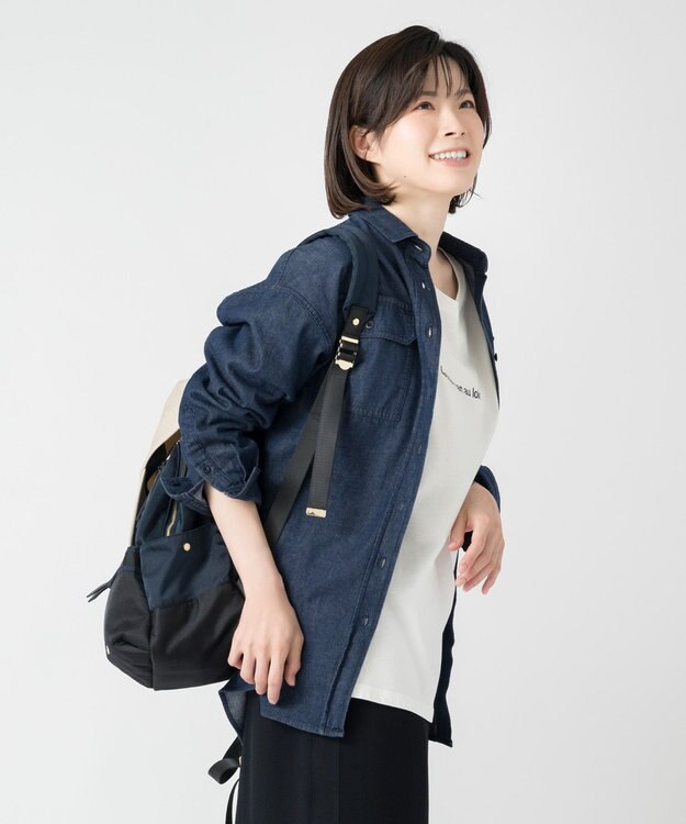 ONWARD Reuse Park 【23区】ブラウス秋冬 ネイビー