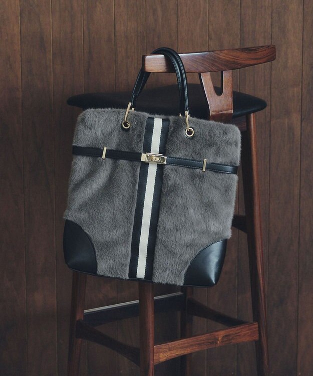 YECCA VECCA 【A4対応】2wayライントートバッグ