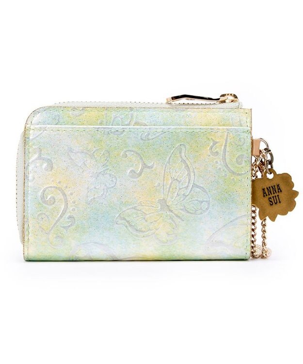 ANNA SUI パピヨン マルチケース グリーン