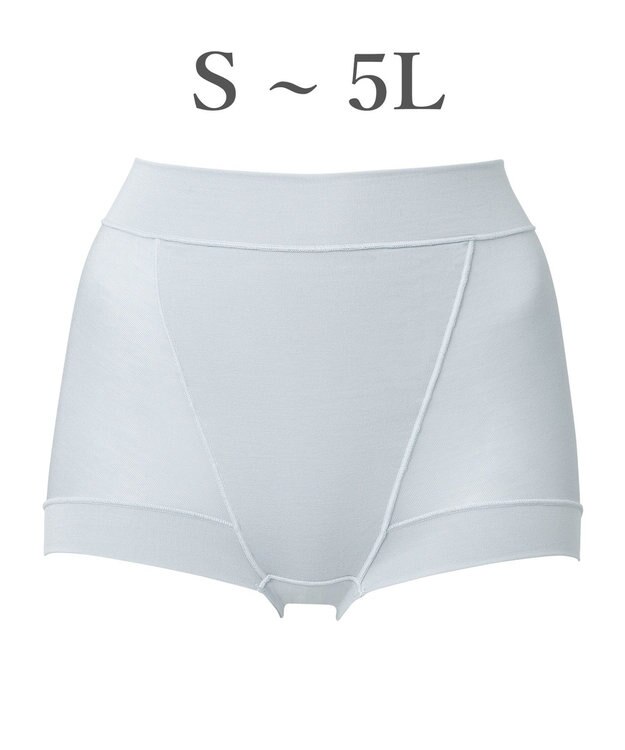 BRADELIS New York 【Yukine inc. 】ゆきねえとろりソフトシルク混ライトショーツ25  履き心地重視の補正ショーツ アッシュブルー