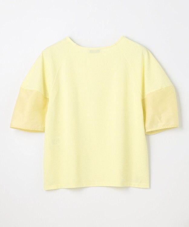 ANY L 【洗濯機可】サッカーランタンスリーブプルオーバー イエロー