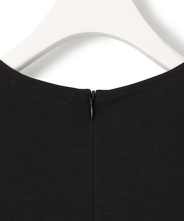 ICB 【WEB限定・洗える】 RENUコンビ ノースリーブワンピース ブラック×ブルー系