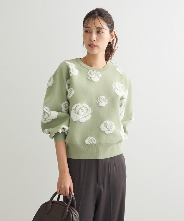 Green Parks ・ｓｗｉｎｇ　ｂｙ　バラジャカードニット Green