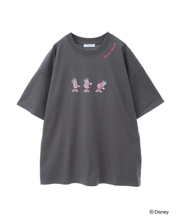 Green Parks ミッキーフレンド／体操プリント半袖ＴＥＥ Charcoal Gray