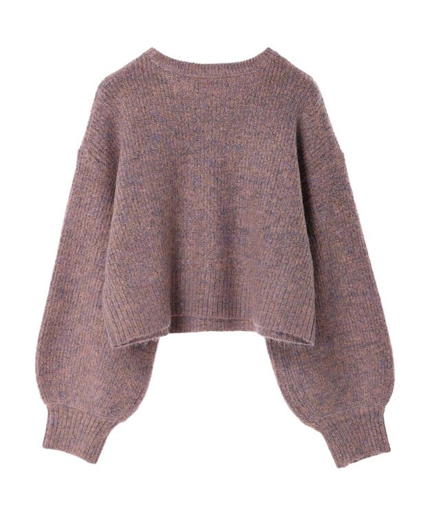 Green Parks ・ＥＬＥＮＣＡＲＥ　ＤＵＥ　ミックスシャギーニット Pink