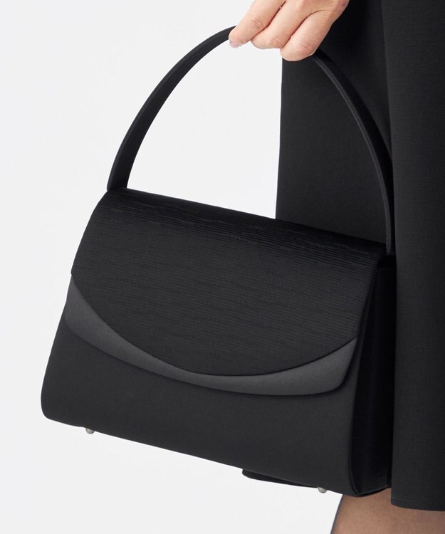 自由区 FORMAL 【日本製】米沢織 ハンドバック ブラック系