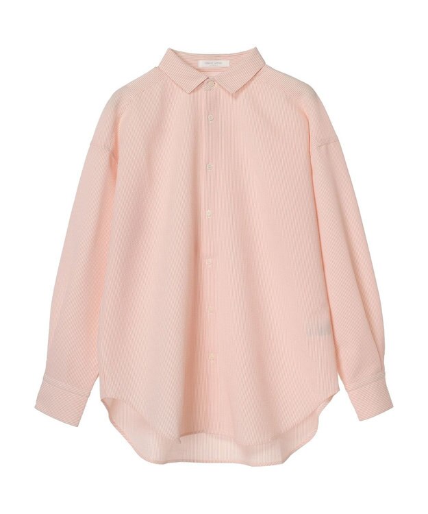 Green Parks ゆったりサッカーシャツ Light Pink