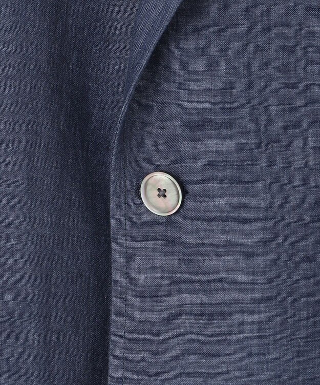 J.PRESS MEN 【WEB・一部店舗限定】リネンキャンブリック ジャケット ネイビー系