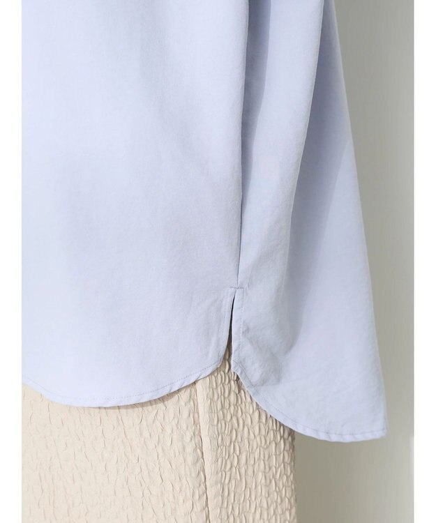 CRAFT STANDARD BOUTIQUE デシンフリル刺繍スリーブブラウス Purple