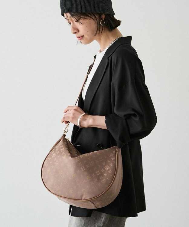 russet ナイロンジャガード2WAYショルダーバッグ(CE-1620) Mocha