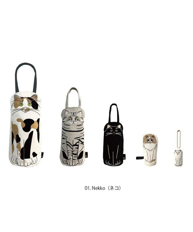 ROOTOTE 1297【5点セット】EU.アニリョーシカ.ネコリョーシカ-A 01：ネコ