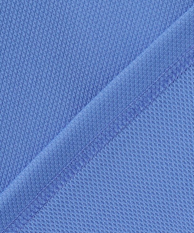 23区GOLF 【MEN】ハニカムライトカノコメッシュ衿ポロ サックスブルー系