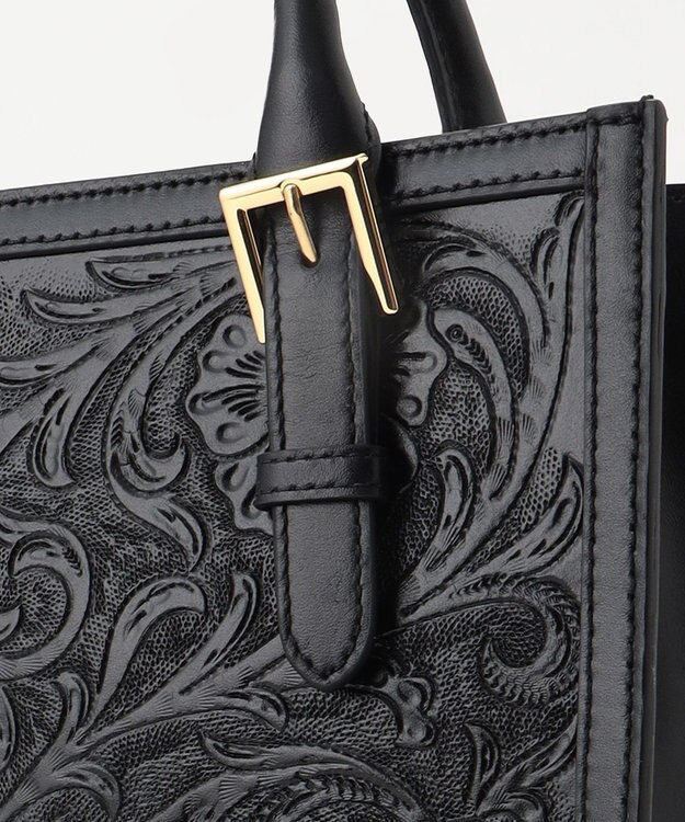 GRACE CONTINENTAL Square Tote ブラック