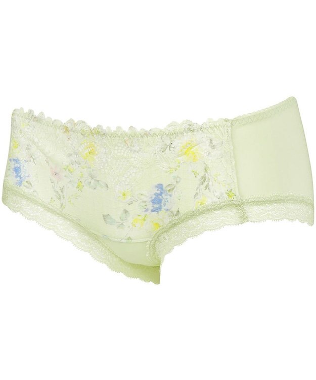 WACOAL ボーイレングス ショーツ 【リボンブラ 脇すっきり】 BRB433とペア はきこみ丈あさめ ナイロンベア天竺素材(バック) レディース PRA633 /ワコール メロン