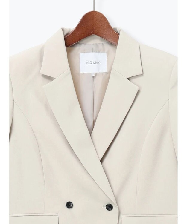 Te chichi フレア袖クロップトテーラードジャケット【AOYAMA FASHION ASSOCIATION × Te chichi】 ベージュ