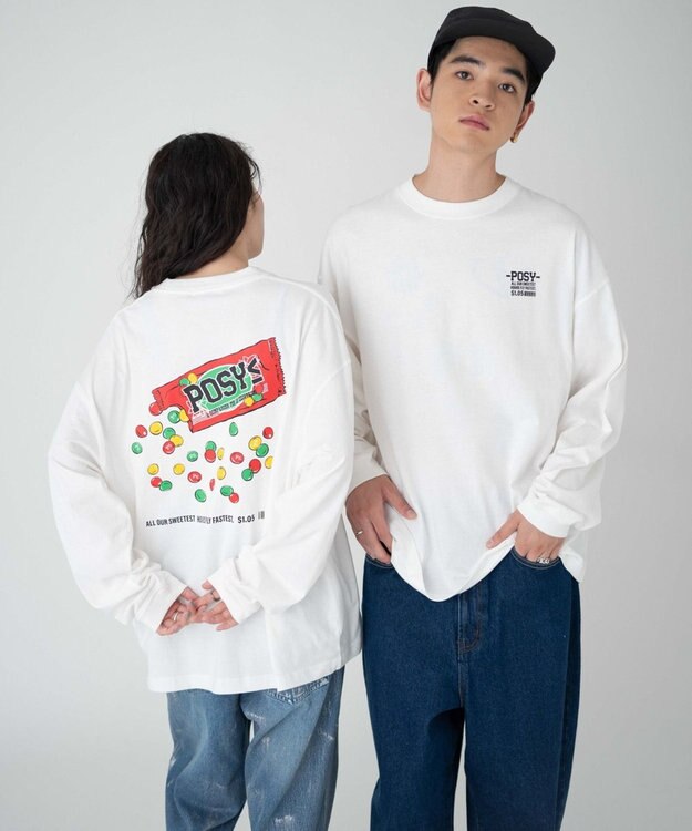 WEGO 【ユニセックス着用ITEM/MLサイズ展開】アソートグラフィックT（LS） 柄11