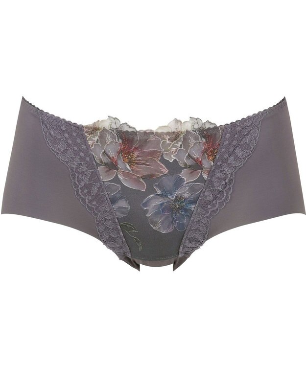 Wing ショーツ 【スキマフィットブラ】 KB2364とペア やさしいフィット感 フリーカッティング(裾) はきこみ丈あさめ KF2964 ウイング／ワコール ダークブラウン