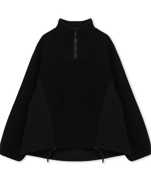 Chacott Chacott BALANCE ボアハーフジップジャケット ブラック