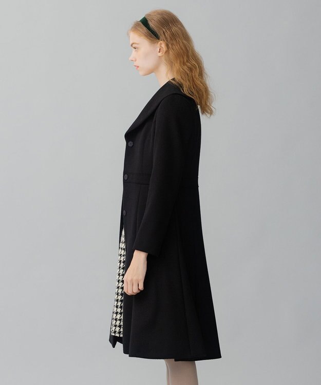 TOCCA MUSE ショールカラーコート ブラック系