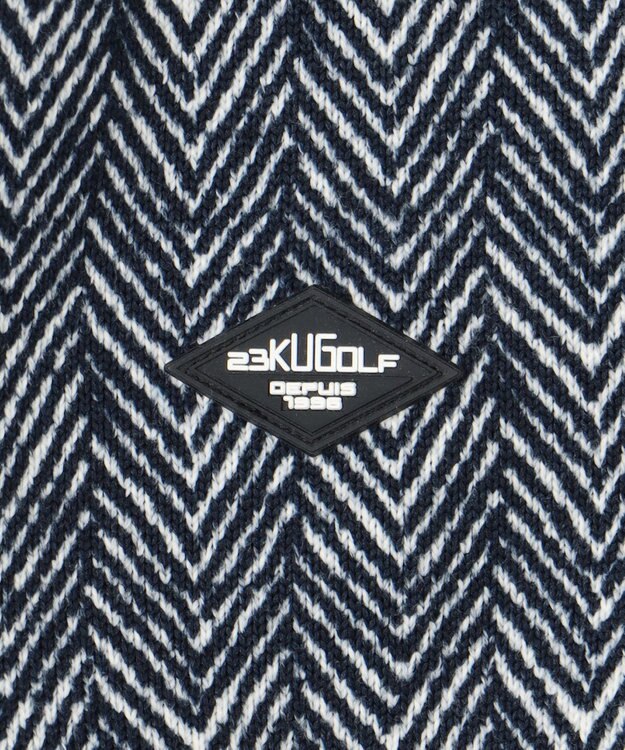 23区GOLF 両面使える【MEN/キングサイズ】リバーシブル ダウンベスト ネイビー系