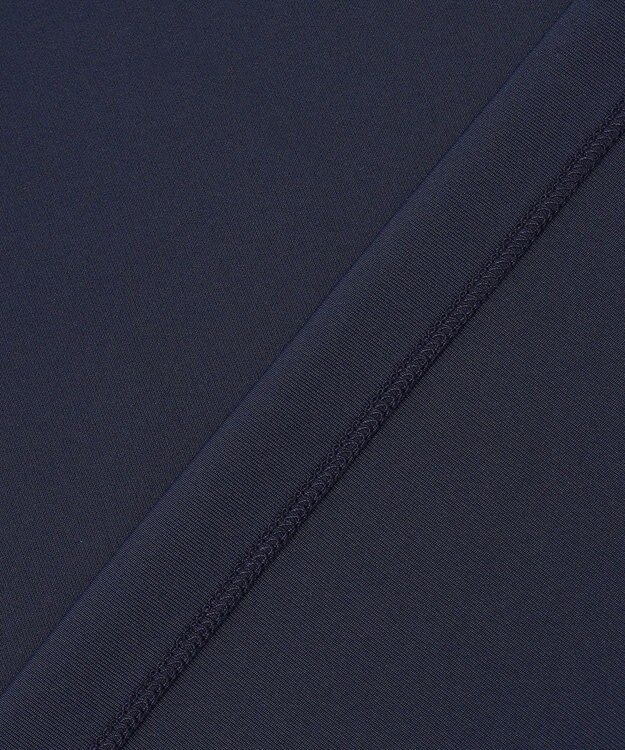 23区GOLF 【MEN】【吸水速乾・UVケア】袖ライン モックネックシャツ ネイビー系