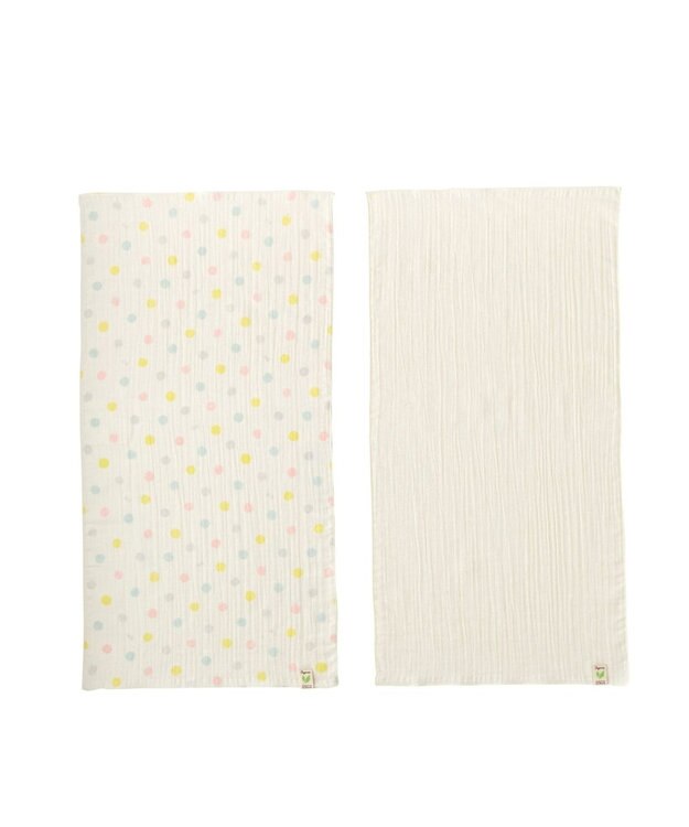 MIKI HOUSE HOT BISCUITS ガーゼタオルセット(2枚セット)