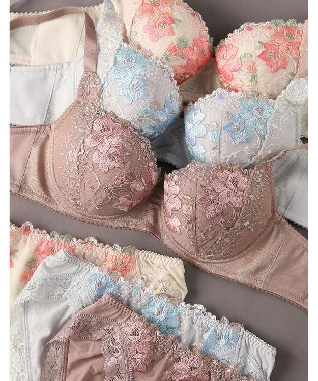 WACOAL ブラジャー 【シャキッとした姿勢に】 ふっくら上向きバスト ストラップがずれ落ちにくい レディース BED020 /ワコール ベージュ