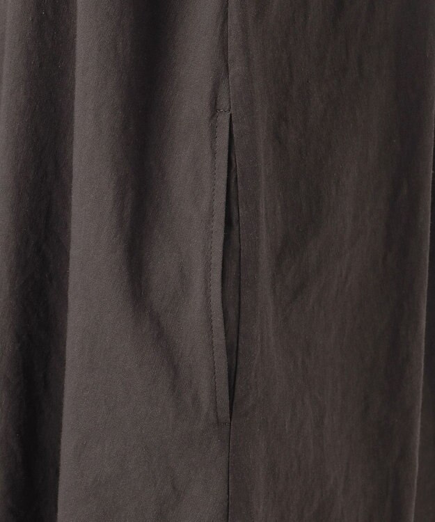 23区 S 【R(アール)】NALYA リネンヴィスストレッチ ボリュームスリーブワンピース ブラウン系