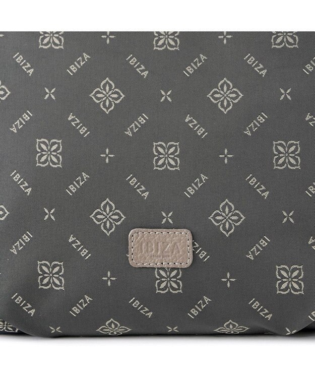 IBIZA モノグラムナイロン　ショルダーバッグ ダークグレー