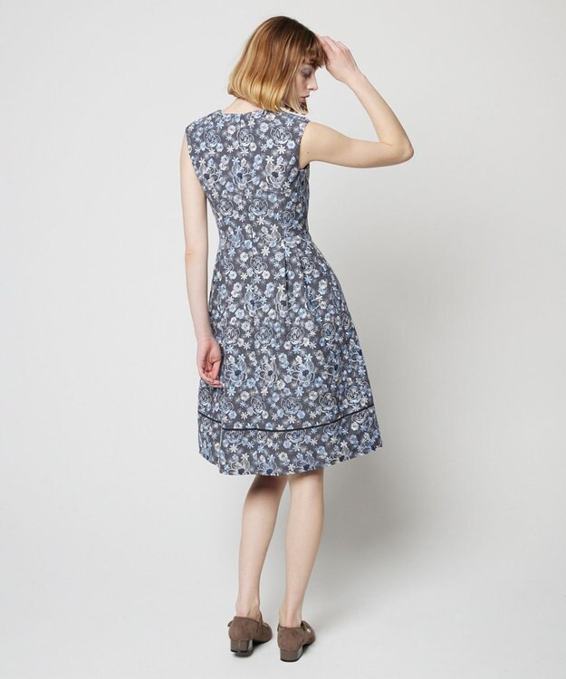 TOCCA 【消臭＆洗える！】HOLLY HOCK ドレス ブルー系7