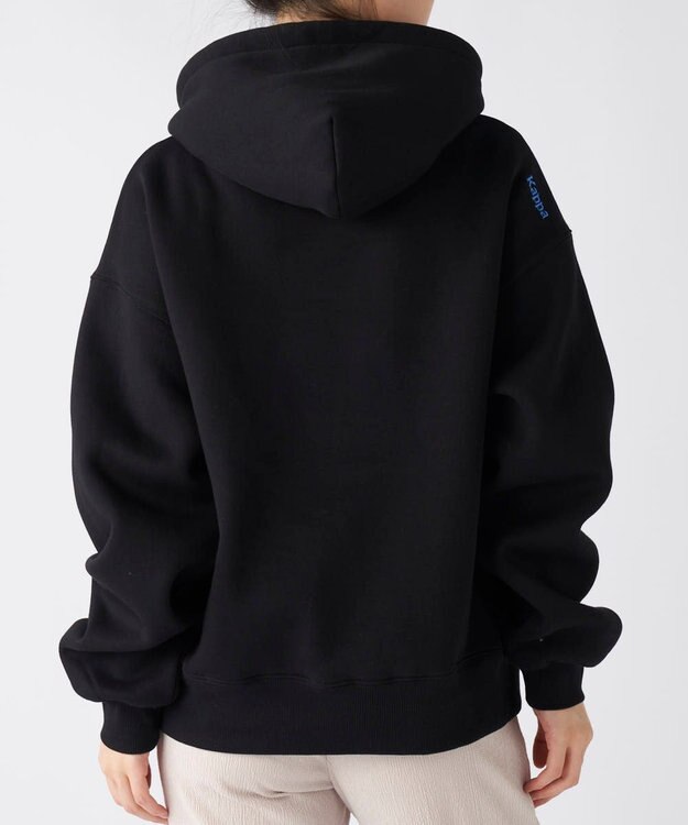 OP／FILA 【Kappa】メッセージデザイン ユニセックスパーカー ブラック