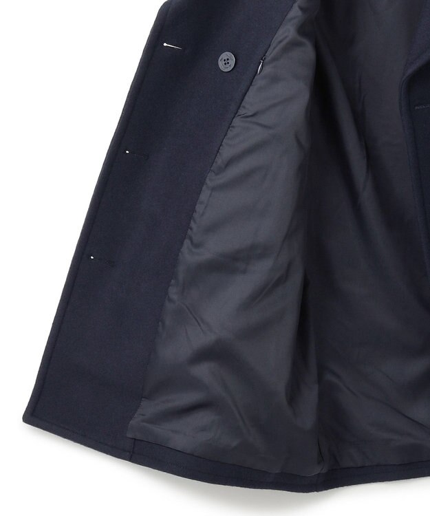 J.PRESS YORK STREET 【UNISEX】メルトン Pコート ネイビー系