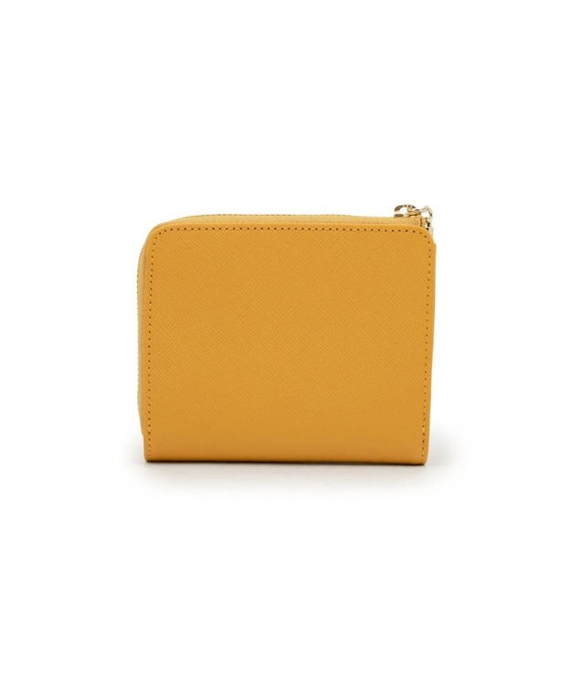 LANVIN en Bleu リュクサンブールカラー 二つ折りLファスナー財布 マスタード