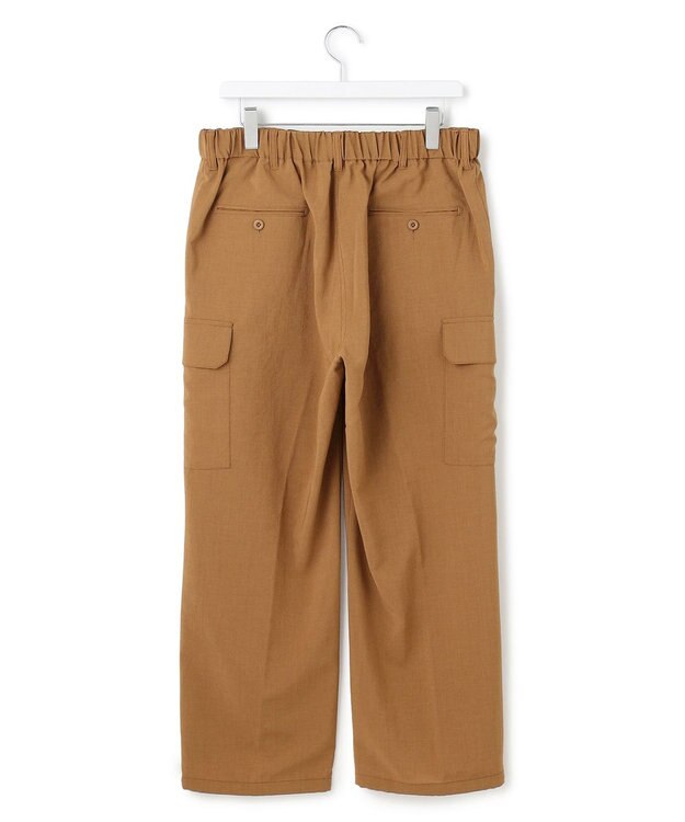 J.PRESS YORK STREET 【UNISEX】リネンライクイージー カーゴパンツ ブラウン系