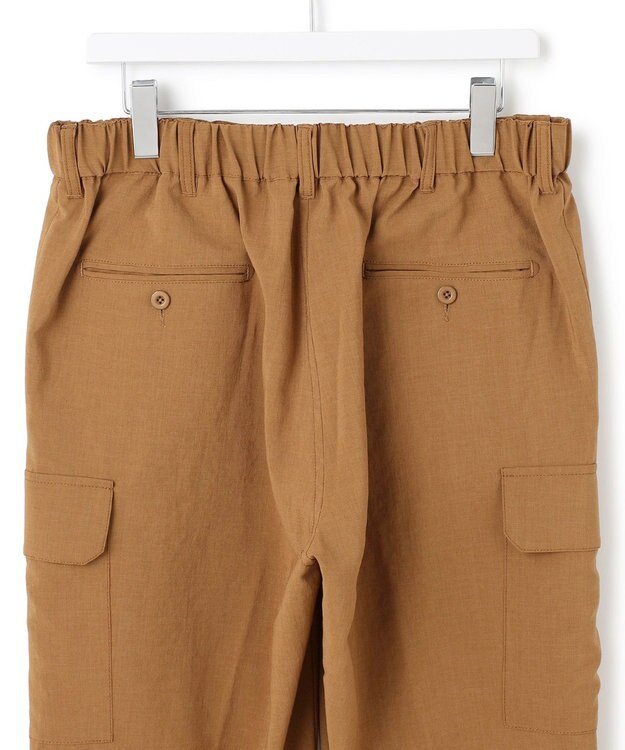 J.PRESS YORK STREET 【UNISEX】リネンライクイージー カーゴパンツ ブラウン系