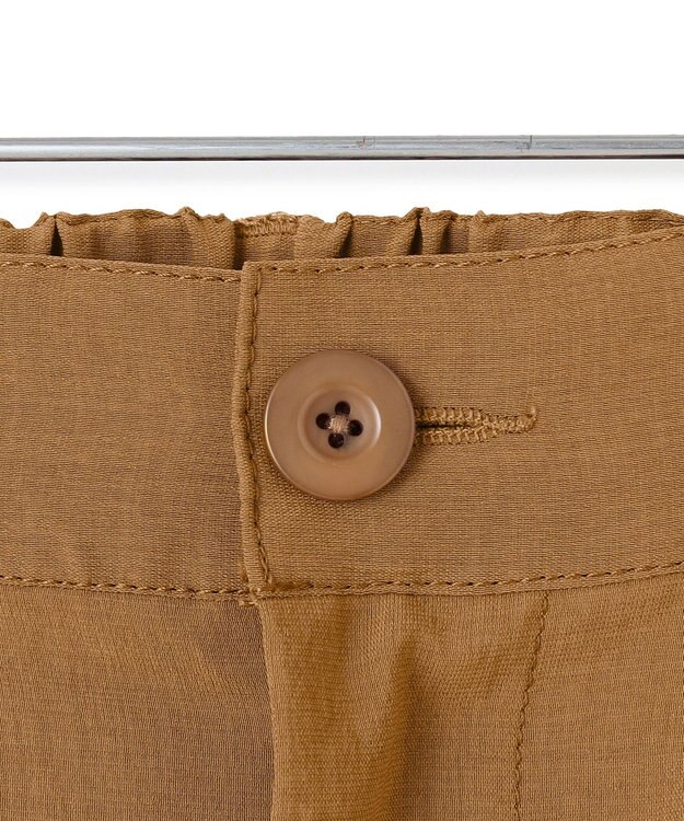 J.PRESS YORK STREET 【UNISEX】リネンライクイージー カーゴパンツ ブラウン系