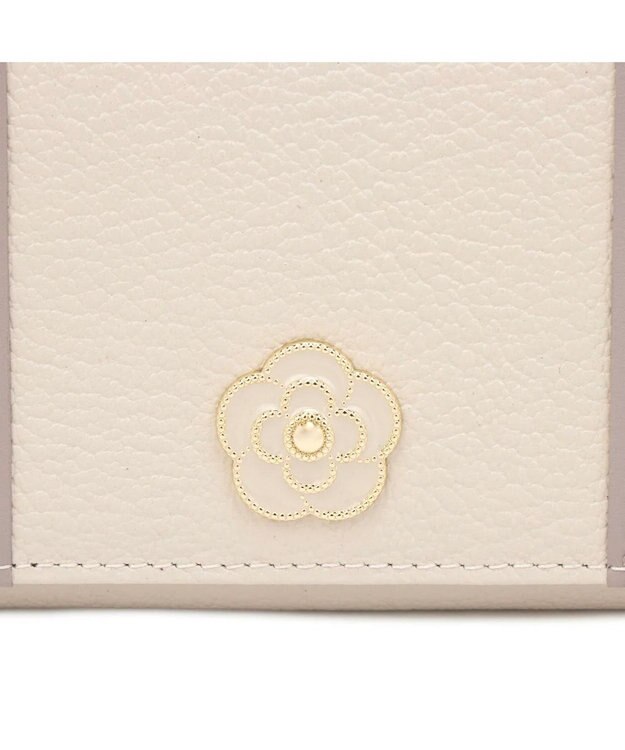 CLATHAS ソフィア かぶせ長財布 アイボリー