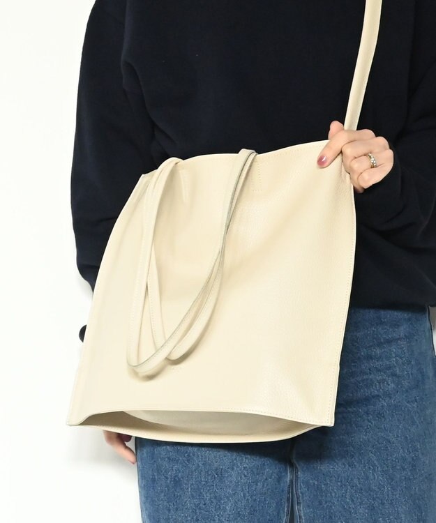 blancle シュリンクレザー ガゼット2wayトートバッグ