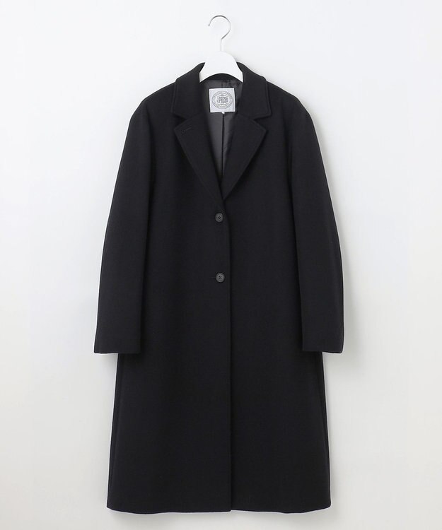 J.PRESS LADIES ブレンドビーバー チェスター コート ブラック系