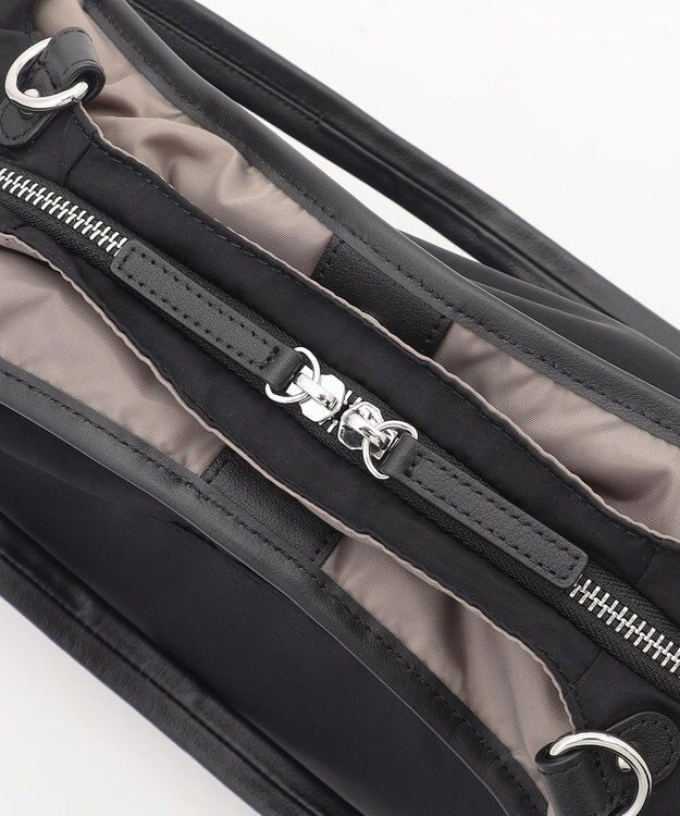 Y'SACCS シワナイロン2WAYトートバッグ Sサイズ ブラック