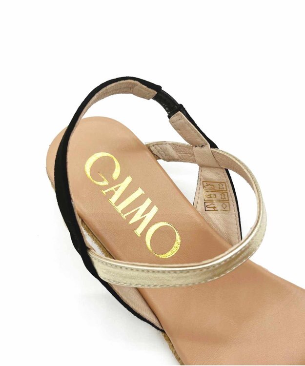 gaimo 【GAIMO/ガイモ】バイカラーストラップサンダル/NEPAL-RS ブラック