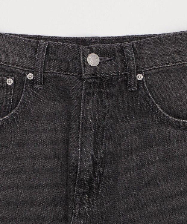 WEGO サマーデニムルーズワイドパンツ デニムブラック