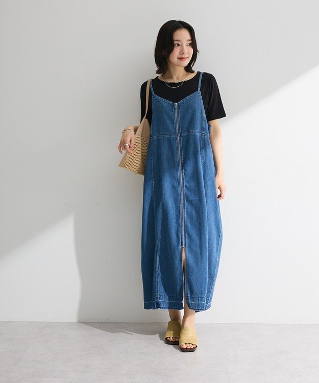 Green Parks ライトデニムキャミワンピース Indigo