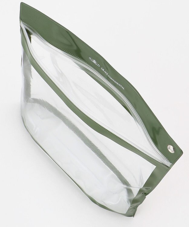 GRACE CONTINENTAL Fabricスクエアポーチ-AW ブラック