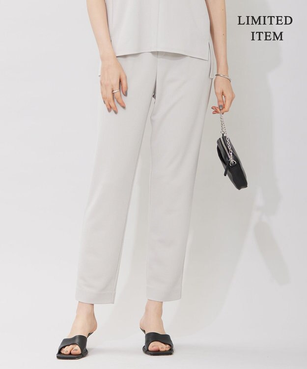 ICB 【WEB限定・洗える】ストレッチアムンゼン セミワイドパンツ トープ系